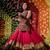 Pink Thread Navratri Lehenga Choli
