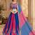 Blue Pink Navratri Lehenga Choli With Dupatta