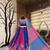 Blue Pink Navratri Lehenga Choli With Dupatta