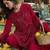 Premium Red Embroidered Kurta Palazzo Set with Dupatta