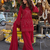 Premium Red Embroidered Kurta Palazzo Set with Dupatta