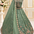 Light Green Color Crystal Beads,Multi Thread,Dori And Sequins Work Silk_Blend Lehnega Choli