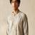 Grey silk embroidered kurta with cream pajama     elegant party wear look