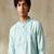Sky blue silk embroidered kurta with cream pajama     elegant party wear look