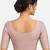 Pink shiny cotton spandex stretchable princess cut readymade saree blouse