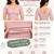 Pink shiny cotton spandex stretchable princess cut readymade saree blouse