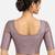 Lavender shiny cotton spandex stretchable princess cut readymade saree blouse