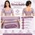 Lavender shiny cotton spandex stretchable princess cut readymade saree blouse