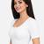 White shiny cotton spandex stretchable princess cut readymade saree blouse