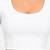 White shiny cotton spandex stretchable princess cut readymade saree blouse