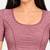 Wine shiny cotton spandex stretchable princess cut readymade saree blouse
