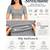Silver shiny cotton spandex stretchable princess cut readymade saree blouse