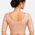 Peach shiny cotton spandex stretchable princess cut readymade saree blouse
