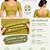 Dark gold shiny cotton spandex stretchable princess cut readymade saree blouse