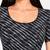 Grey cotton spandex leheriya printed stretchable readymade saree blouse