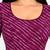 Purple cotton spandex leheriya printed stretchable readymade saree blouse