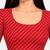Red cotton spandex golden woven zari design stretchable readymade saree blouse