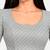 Light grey spandex golden woven zari design stretchable readymade saree blouse