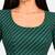 Green cotton spandex golden woven zari design stretchable readymade saree blouse