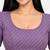 Purple cotton spandex golden woven zari design stretchable readymade saree blouse