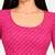 Pink cotton spandex golden woven zari design stretchable readymade saree blouse