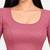 Dusty pink cotton spandex golden woven zari design stretchable readymade saree blouse
