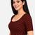 Brown cotton spandex golden woven zari design stretchable readymade saree blouse