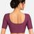Light wine cotton spandex golden woven zari design stretchable readymade saree blouse