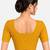 Mango cotton spandex golden woven zari design stretchable readymade saree blouse