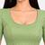 Pista green cotton spandex golden woven zari design stretchable readymade saree blouse