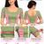 Pista green cotton spandex golden woven zari design stretchable readymade saree blouse