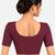 Wine cotton spandex golden woven zari design stretchable readymade saree blouse