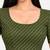Mehndi green cotton spandex golden woven zari design stretchable readymade saree blouse