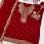 Maroon heavy georgette embroidered suit set
