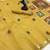 yellow floral muga cotton blend jamdani saree with blouse
