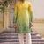 Multicolor printed cotton blend thigh length men kurta
