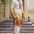 Multicolor printed cotton blend thigh length men kurta