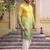Multicolor printed cotton blend thigh length men kurta