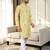 Multi color digital printed straight men kurta