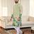 Multi color digital printed straight men kurta