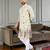 Multi color digital printed straight men kurta
