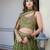 Olive Green Designer Party Wear Lehenga Choli with Embroidery