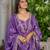 Lavender Designer Party Wear Lehenga Choli with Embroidery