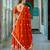 Elegant Rust Embroidered Lehenga Choli