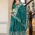 Rama Green Designer Party Wear Lehenga Choli with Embroidery
