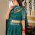 Rama Green Designer Party Wear Lehenga Choli with Embroidery