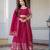 Rani Pink Designer Party Wear Lehenga Choli with Embroidery
