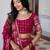 Rani Pink Designer Party Wear Lehenga Choli with Embroidery