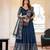 Navy Blue Designer Party Wear Lehenga Choli with Embroidery