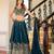 Teal Designer Party Wear Lehenga Choli with Embroidery